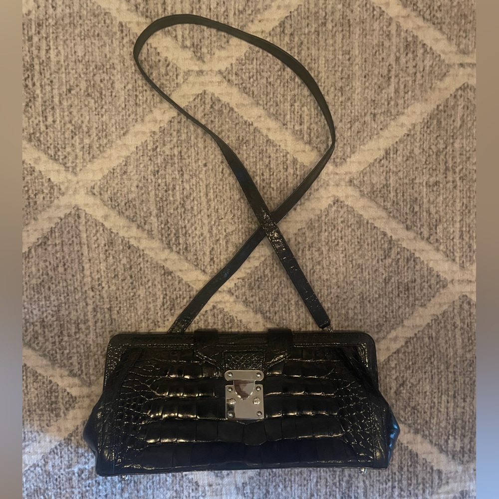 Black Wilkes Bashford Genuine Leather Purse - Picture 4 of 7